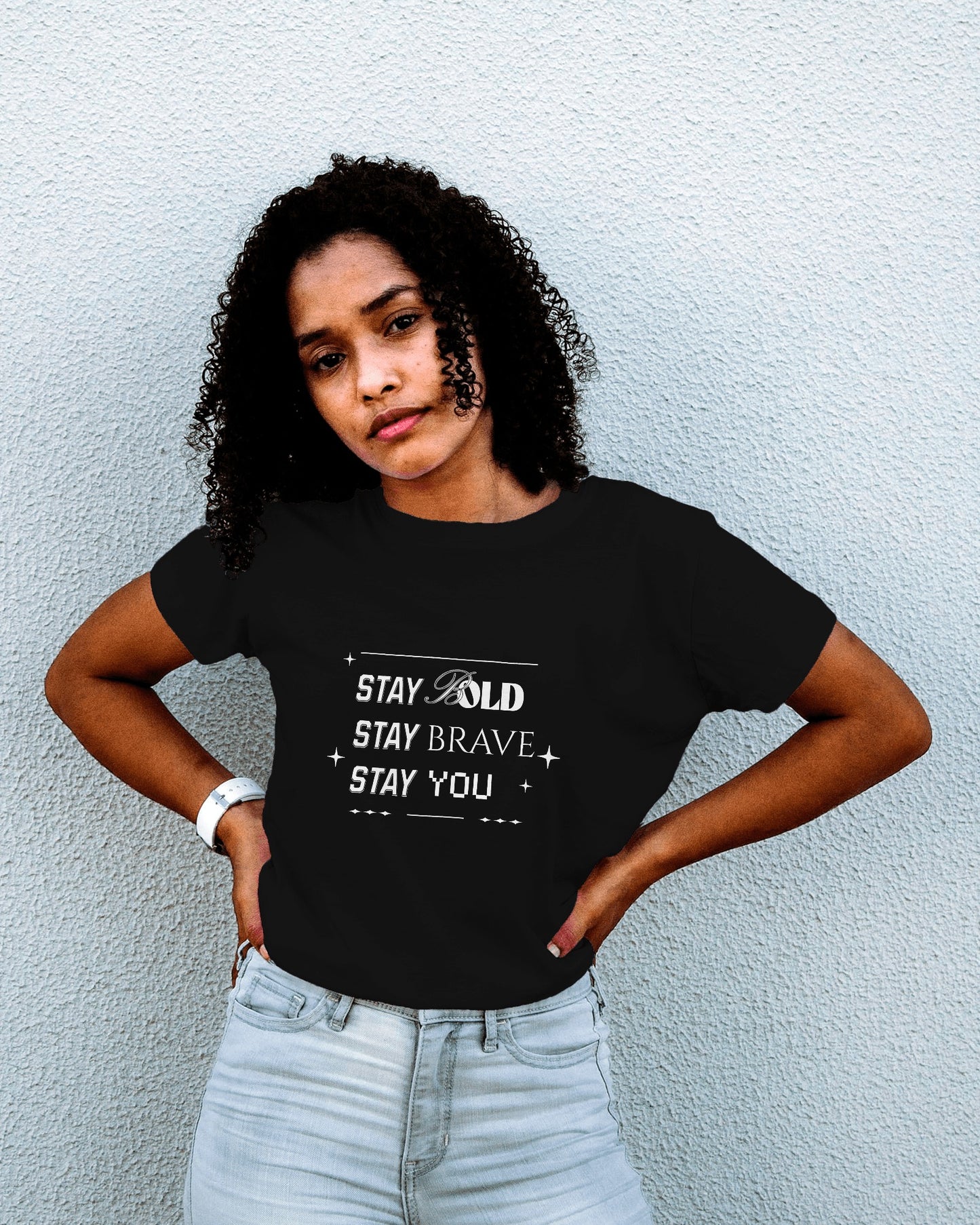 Stay Bold Black T-shirt