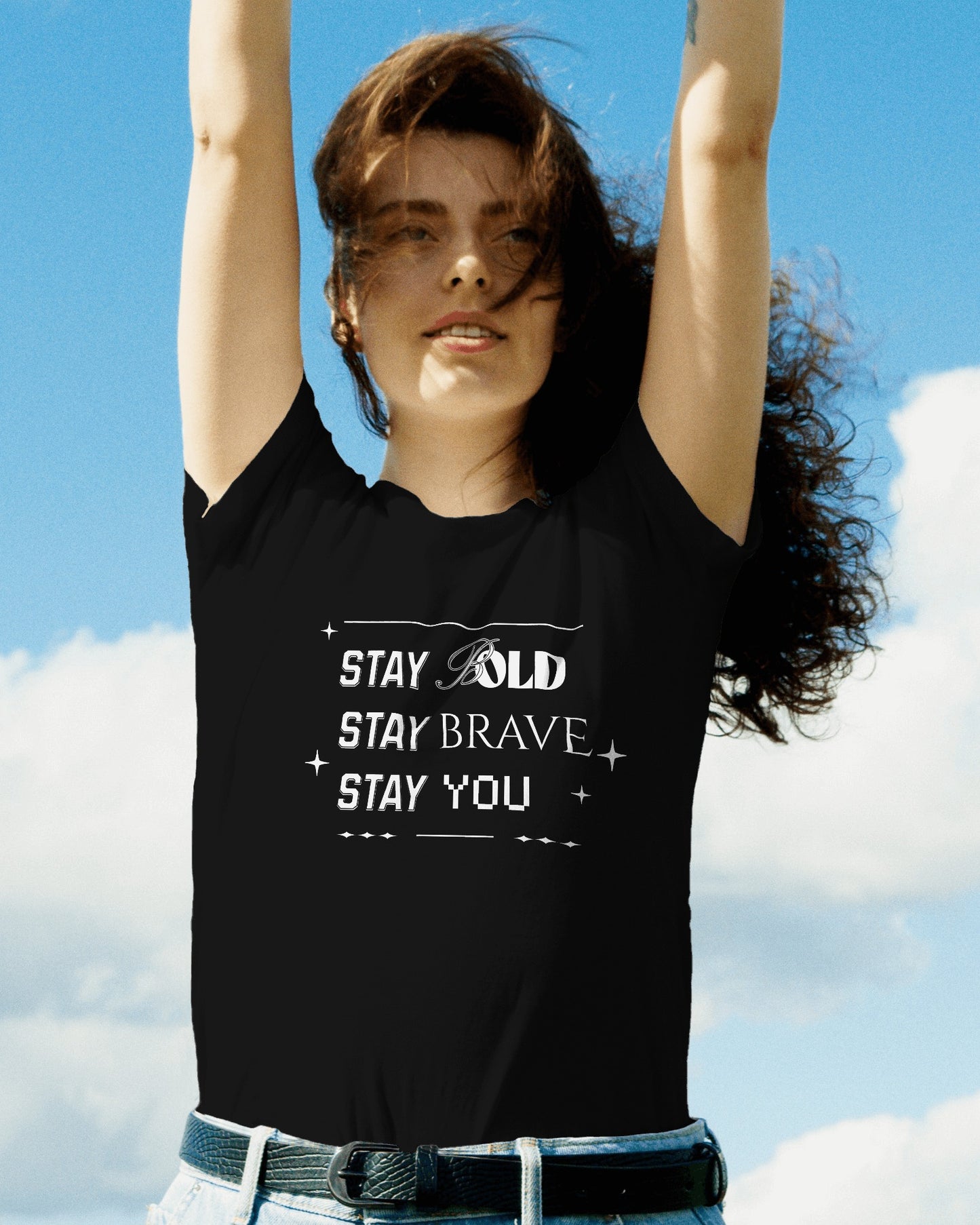 Stay Bold Black T-shirt