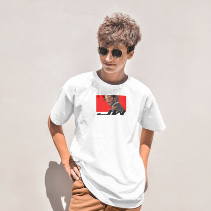 Jhon Wick Oversized White T-shirt