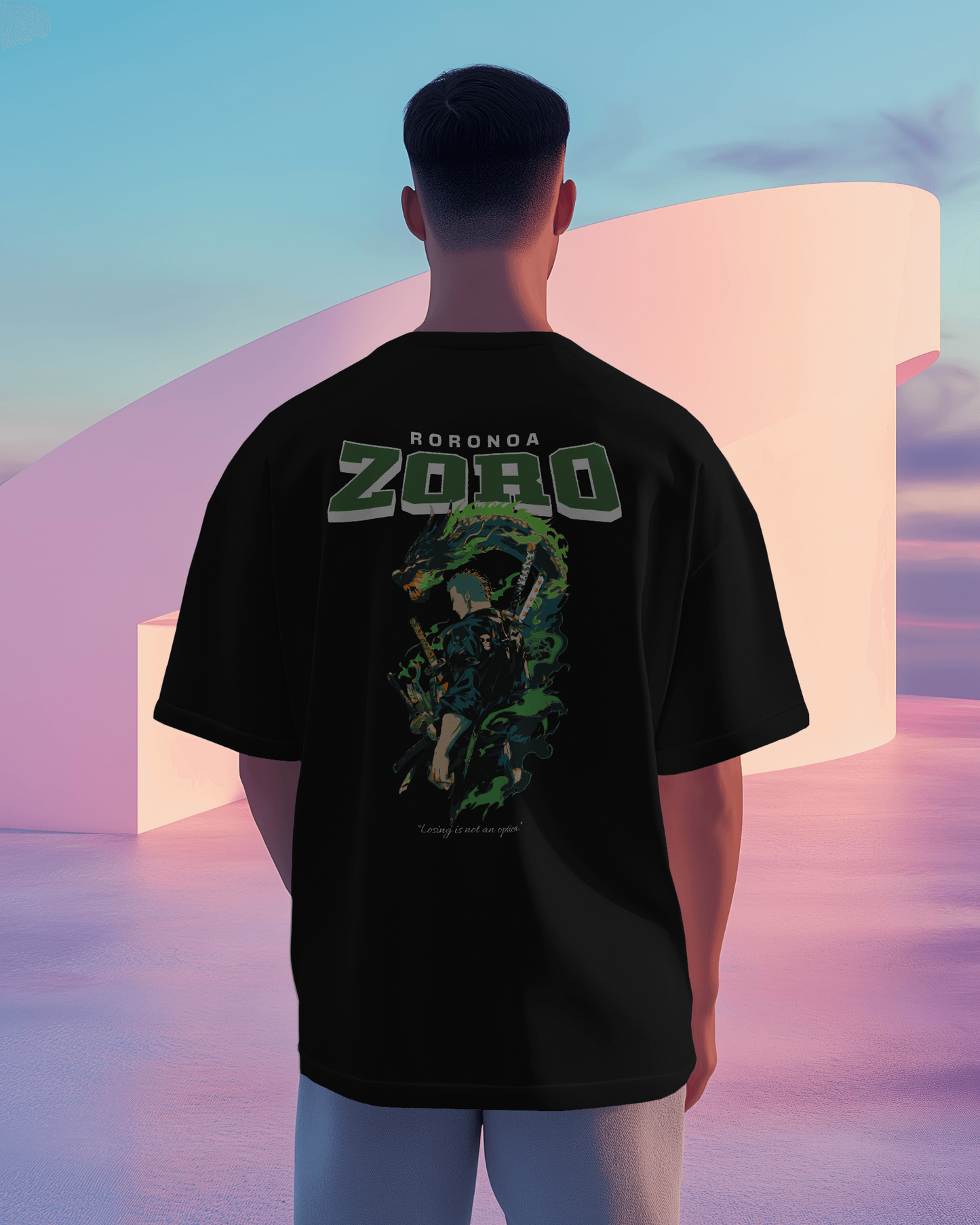 Zoro Oversized Black T-shirt