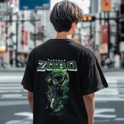 Zoro Oversized Black T-shirt