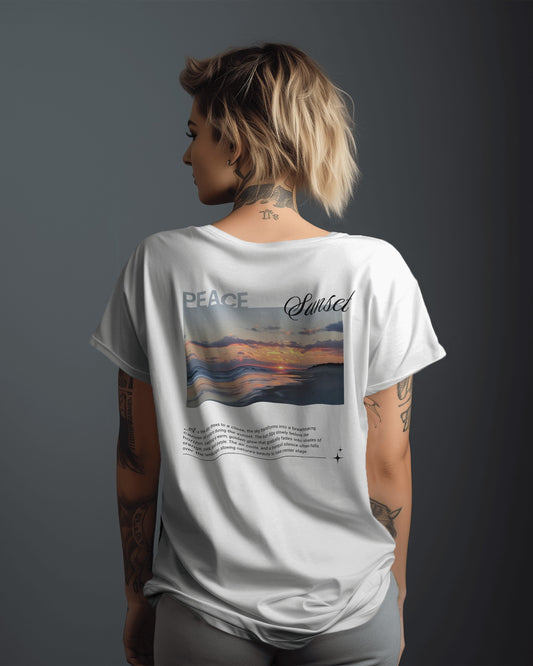 Sunset White T-shirt