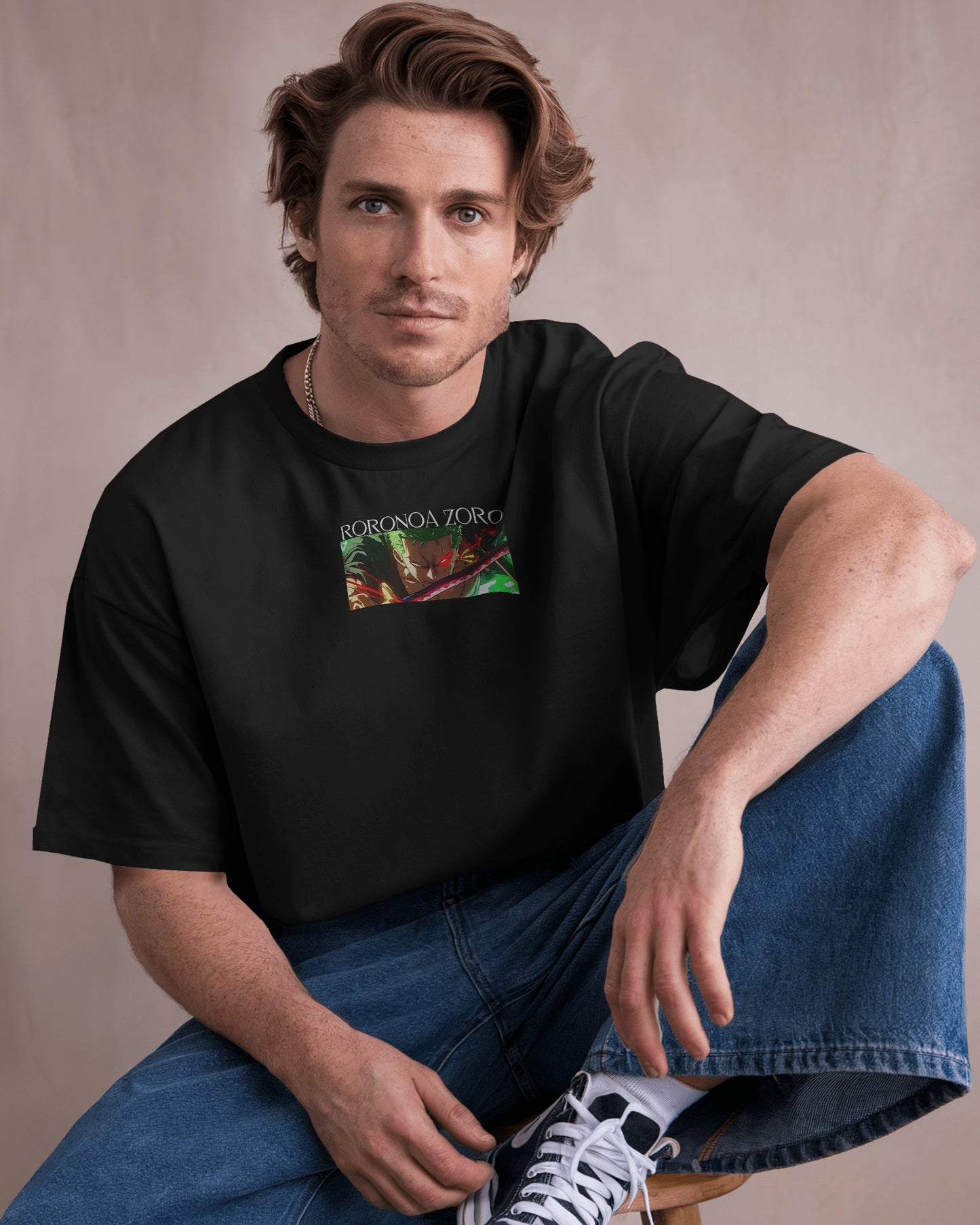 Zoro Oversized Black T-shirt