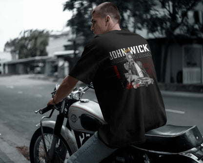 John Wick Oversized Black T-shirt