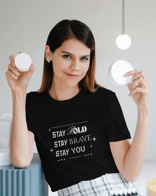 Stay Bold Black T-shirt