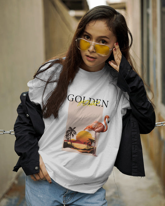 Golden Flamingo T-shirt